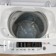 ★ジモティ割あり★ Hisense 洗濯機 HW-K55E 5.5kg 2022年製 動作確認／クリーニング済み KJ6514