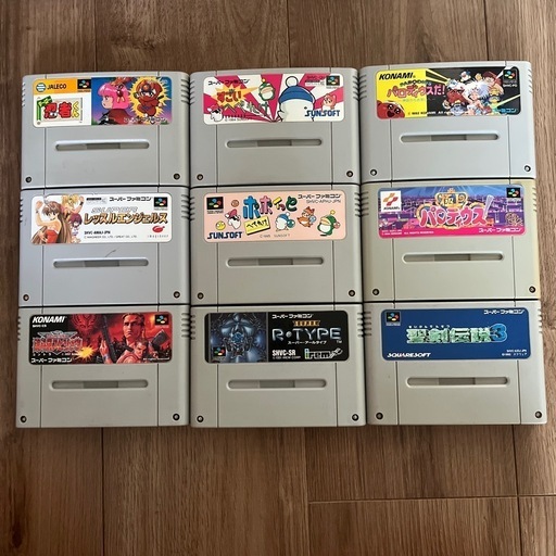 スーパーファミコンソフトまとめ売り