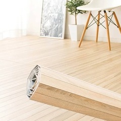 未使用 ウッドカーペット 江戸間6帖 ナチュラル色「アクタス」札幌市北