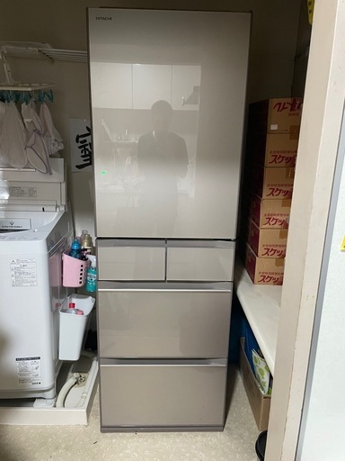 日立冷蔵庫　470リットル　2022年式　美品　R-HWS47N