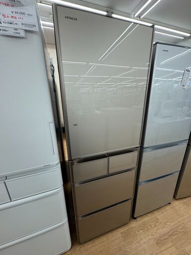 ★ジモティ割あり★ HITACHI 冷蔵庫 R-S4200E 415L 2015年製 動作確認／クリーニング済み KJ6518