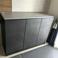 SOLD OUT】 日本製 セラミック調サイドボード テレビ台 グレー色