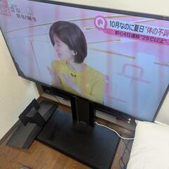 【受け渡し決定】シャープ  43インチ 4K テレビ 2021年製 4T-C43DN2 自立スタンド付き  