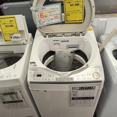 洗濯機　シャープ　ES-TX8B　2018年