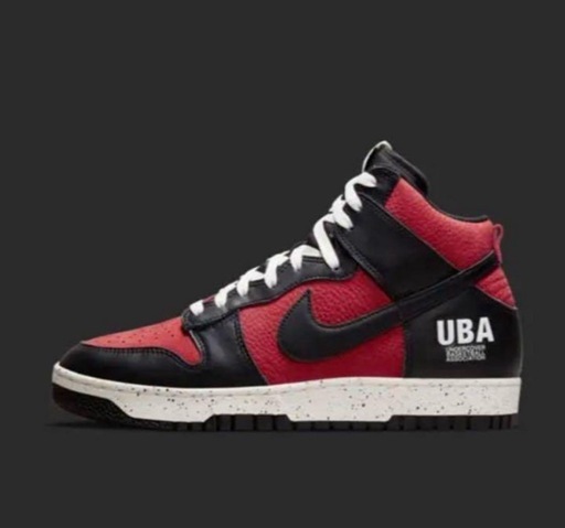 【新品】Nike Dunk High 赤/黒 UBA スニーカー