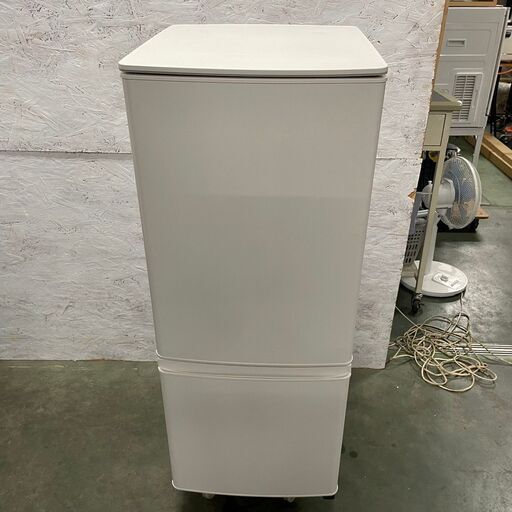 【MITSUBISHI】 三菱 2ドア 冷凍冷蔵庫 容量146L 冷凍室46L 冷蔵庫100L MR-P15F-W 2020年製 J0478