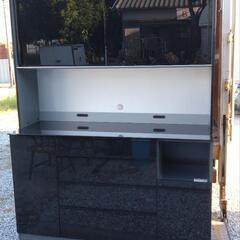 高橋木工所 キッチンボード 食器棚 大型 SUNNY 大理石調 1600mm