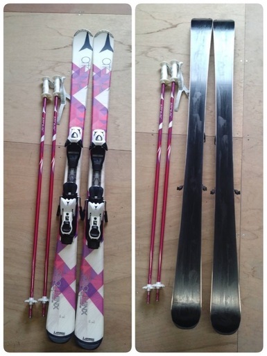 ●5) ATOMIC COOLMINX PiSTe ROCKER 152cm 116-72-100 R13M スキー板 /ビンディング ATOMIC/ポール ATOMIC SHINANO 111cm 3点セット 中古④ ○5) ATOMIC COOLMINX PiSTe ROCKER 152cm 116-72-100 R=13M
