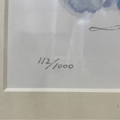 ジブリ もののけ姫 オリジナルアートディスプレイ シリアルナンバー 112/1000