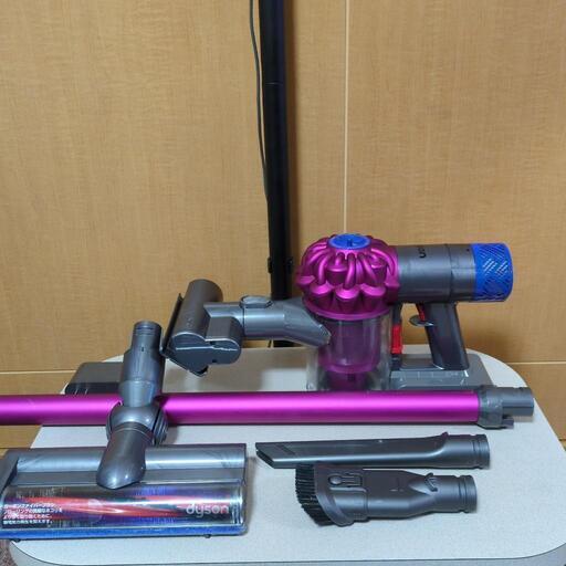 スタンド付き  ダイソン dyson v6 cord-free pro バッテリー新品  分解洗浄済み