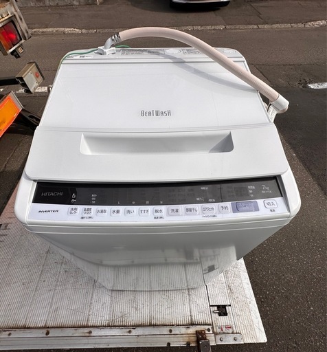 綺麗です！7kg 2020年 日立BW-V70E 洗濯機 ビートウォッシュ