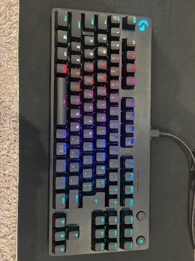 Logicool G PRO X ゲーミングキーボード G-PKB-002　マウスとマット付き