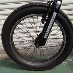 やけくそ価格！[美品]ハマー　２０inファットバイク　シルバー