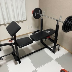ベンチプレス　ダンベル　
トレーニング器具　一式