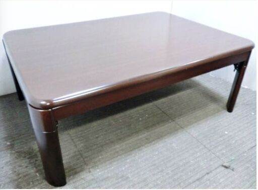 ニトリ　こたつテーブル　家具調　PLS-105DBR　動作良好　長方形　幅105㎝　折りたたみ　コンパクト　コタツ　暖房器具　炬燵