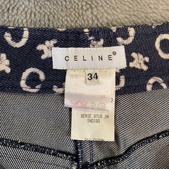 【CELINE】 セリーヌ デニム 総柄 パンツ size34 ボトムス