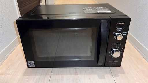 2021年製 TOSHIBA フラット電子レンジ ER-S17E6（K）