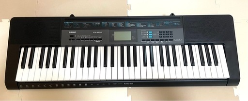 casio 電子ピアノ　キーボード　カバー付　譜面台　楽譜