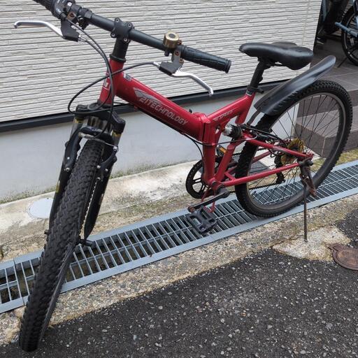折りたたみマウンテンバイク26インチ