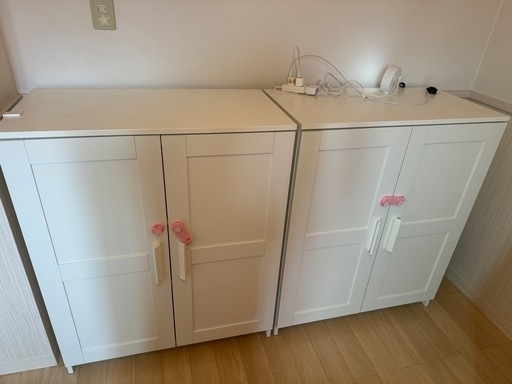 【10／20まで！】 ikea 棚　BRIMNES ブリムネス 2つセット
