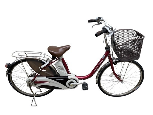 パナソニック電動アシスト自転車　24インチ　レッド