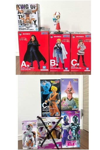 一番くじ　フィギュア　まとめ売り　ドラゴンボール　ワンピース