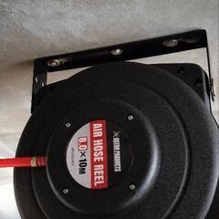 エアーコンプレッサーとコードリール