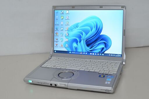 日本製 中古軽量ノートPC Panasonic CF-S10CYADR Windows11+office Core i5-2520M/メモリ8GB/爆速SSD256GB /12.1インチ/無線/DVDマルチ