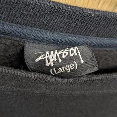 オールドステューシー　ステューシー　90s スカル　ナインティーズ　スウェット　トレーナー　stussy ネイビー　紺　Lサイズ
