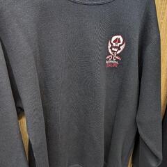 オールドステューシー　ステューシー　90s スカル　ナインティーズ　スウェット　トレーナー　stussy ネイビー　紺　Lサイズ