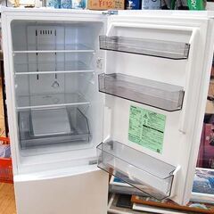 冷蔵庫 2ドア 153L 2022年 東芝 GR-U15BS ベジータ ホワイト系 100L