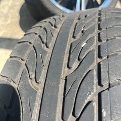 深リム50mm 20インチタイヤホイール4本 225/35r20-スコッチグレイン 