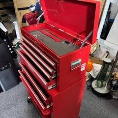 チェスト&キャビネット キャスター付き レッド 赤 工具箱 工具