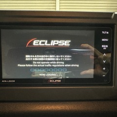 値下げしました！イクリプス　カーナビ　7型ワイド　AVNｰLS02W フルセグ　CD DVD bluetooth 
