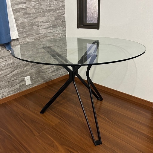 ガラステーブルと椅子2大幅値下げ、早い者勝ち