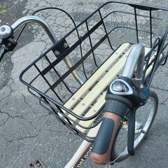 20インチ ペット乗せ自転車 ペットポーター 丸石サイクル 3段切り替え オートライト シティサイクル