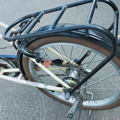 20インチ ペット乗せ自転車 ペットポーター 丸石サイクル 3段切り替え オートライト シティサイクル