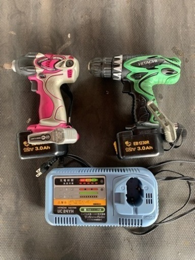 日立の電動インパクトとドライバー️