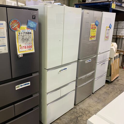 6ドア冷蔵庫 東芝 551L 2019年 GR-R550FZ 中古商品 店頭決済