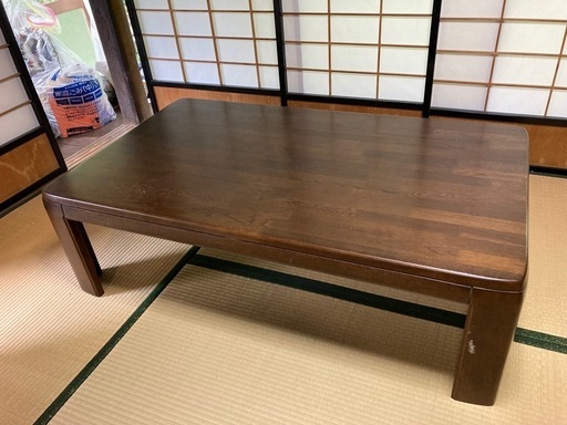 カリモク　ローテーブル　座卓　133cm×78cm×40cm