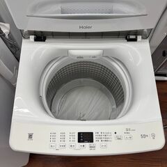 ★ジモティ割あり★ Haier 洗濯機 ５.5ｋｇ 23年製 動作確認／クリーニング済み TJ9241