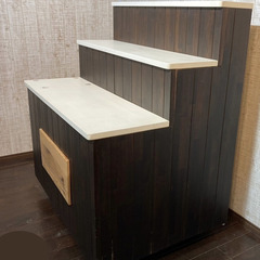 ｟直接のお渡しのみ｠３段雛壇　ディスプレイ台　展示台　店舗　ショップ　お店