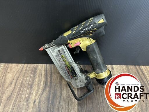 【中古】日立 NP55HM 高圧ピン釘打機 ピン釘15.19.25.30.35.45.50.55