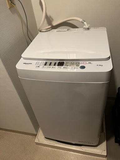 【10月24日・25日・26日受取可能な方‼️】Hisense 4.5kg 全自動洗濯機 HW-T45F