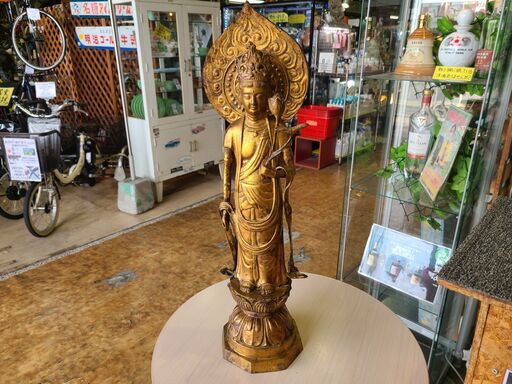 【愛品館 市原店】仏教美術聖観音菩薩立像