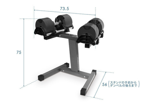 フレックスベル ダンベル 36kg ×2 2kg刻み フラットベンチ フレックス