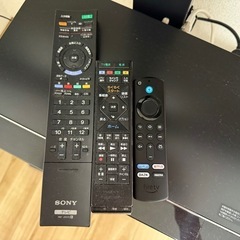 ソニーテレビ、ソニーレコーダー、Amazonスティック、テレビ台のセット