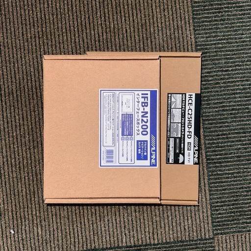 アルパイン　フロントカメラ　インターフェイス　セット　新品