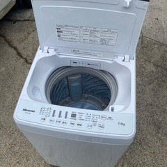 No.r73 洗濯機 5.5kg ハイセンス 2021年製