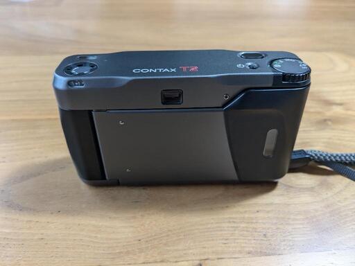 動作可コンタックスCONTAX T2 コンパクトフィルムカメラ カバー付き